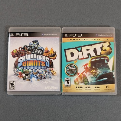 #ad Skylanders Giants and Dirt 3 Complete Edition Bundle PS3 PlayStation 3 Games $34.98
