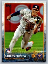 2015 topps update baseball carlos correa rookie card #174. rookie card picture