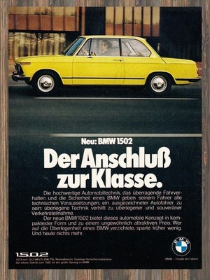 BMW 1502 - Reklame Werbeanzeige Original-Werbung 1975 (3)