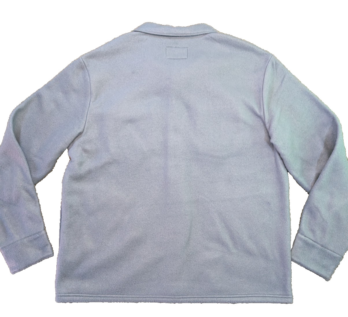 NWT Goodfellow & Co sz L Men's Long Sleeve Dark Blue Fleece Shirt jacket Soft