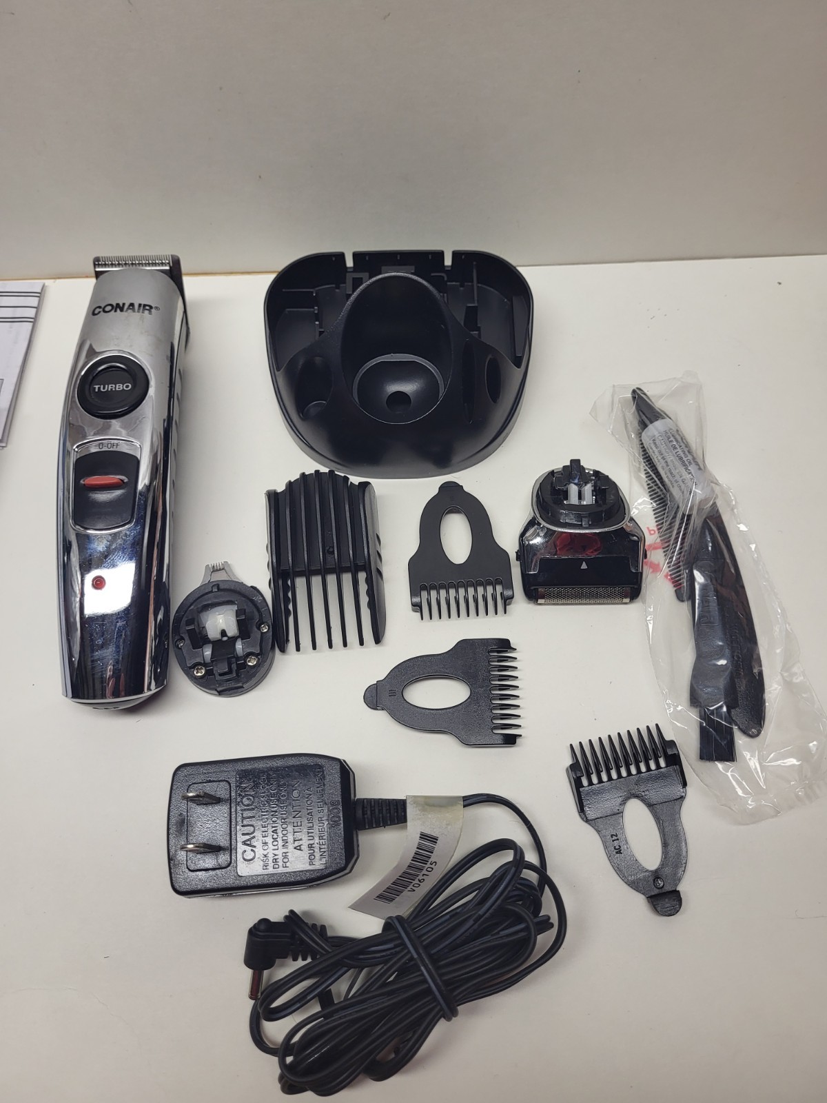 Conair Styling Trimmer 12pc Rechargeable Cordless GMT182XCS Solid Steel Blade