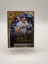 2025 Topps Museum Collection Framed Autographs - Pete Alonso /35 GOLD INK AUTO