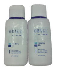 Obagi Foaming Gel 6.7 fl oz/198 ml NIB 2 packs New packaging