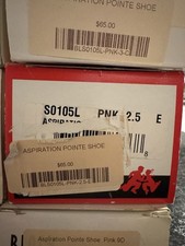 Bloch Aspiration Point Shoes Pink 2.5 E S0105L