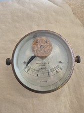 RARE! Find Another One. Harry W. Cox 10 Amp Ammeter Antique Measuring Guage