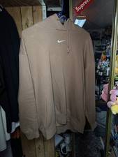 Nike Center Swoosh Hoodie Men's M Vintage Brown Travis Scott Pullover Y2K 90s