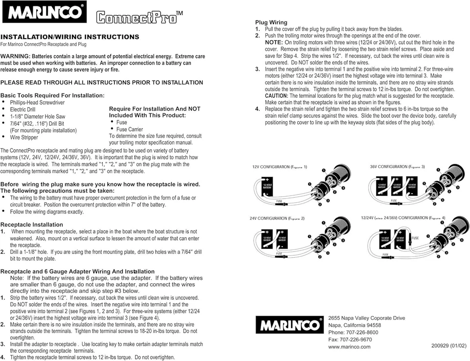 Compact 3 Wire Connector Kit: Plug, Receptacle & Adapter for Easy Installation - Image 3 of 3