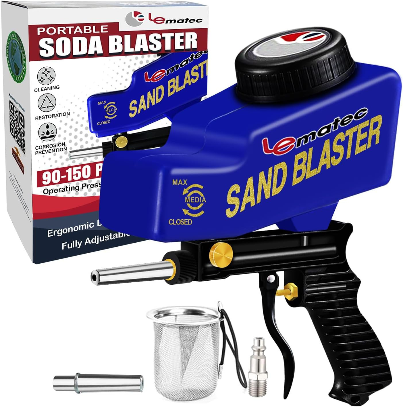 - Portable Sandblaster For Paint & Rust