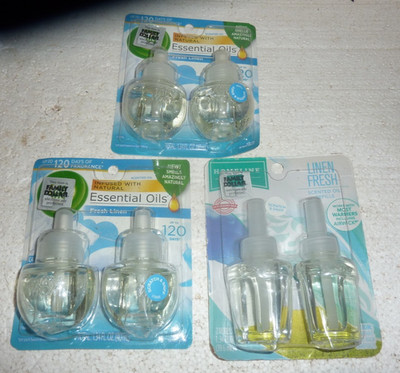 3 Air Wick Plug-In 2 Essential Oils Fresh Line 1 Homeline Scents S-6