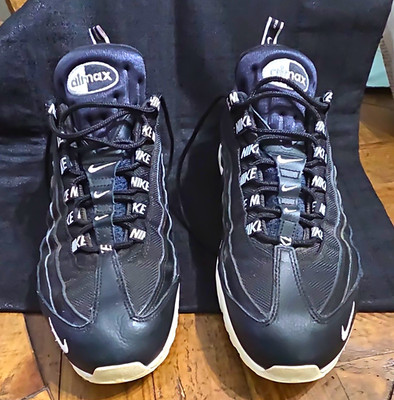 Nike Air Max 95 Premium ''Overbranded'' Black/White Men s Sneaker 538416-020