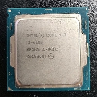 Intel Core i3-6100 Dual-Core 3.7GHz 512KB/3MB Cache Socket 1151 Deskto CPU SR2HG
