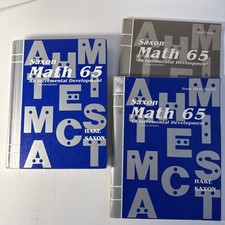 Saxon 65 Math SET (2nd Edition) 6/5 Textbook, Answer Key + Test Forms # 17