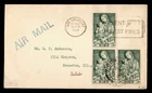 DR WHO 1959 IRELAND FDC? DUN LAOGHAIRE AIRMAIL TO USA R62333