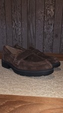 VIONIC WOMEN'S Cleo Loafer - Coffee Suede MEDIUM No Box Sizz 6.5