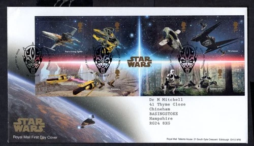 GB - 2019 Star Wars MS First Day Cover - Special Maulden Postmarks