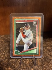 2025 Panini Donruss Optic Rated Prospects Tekoah Roby #196 Orange Velocity Prizm