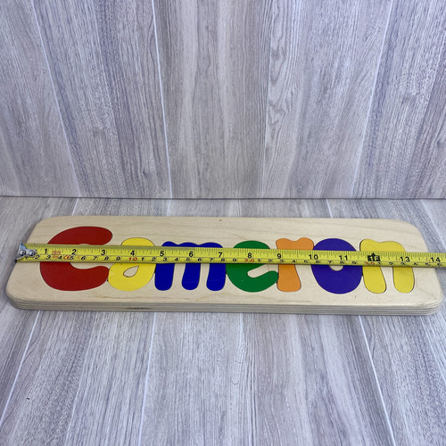 Wooden Name Puzzle - Cameron - Picture 4 of 5