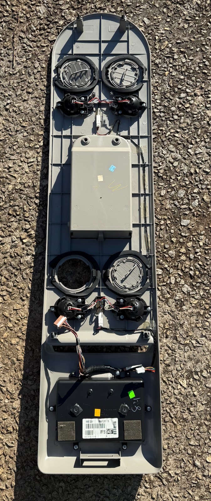 Nissan Armada QX56 2004-2012 Front Overhead Console Storage OEM Gray 96980-ZQ00D