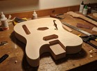 Tele Thinline flamed Maple Top, Mahogany Body. Full Thickness Maple Cap! — photo 4