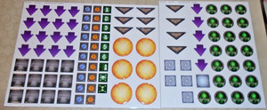 Space Hulk 2014 Counters, Templates, Blip Tokens (Unpunched) - Warhammer 40k