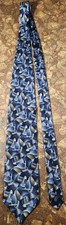 The Beatles The Love Drum necktie BLUE/GOLD excellent