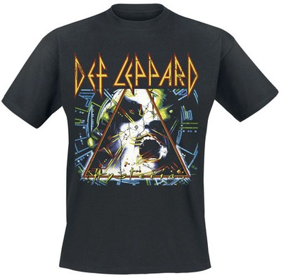 Def Leppard T-Shirt Herren Hysteria schwarz Band-Merch, Bands