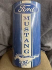 Ford Mustang Sign Curved Metal Parts Tools Gas Oil Vintage Style Wall Decor-USA