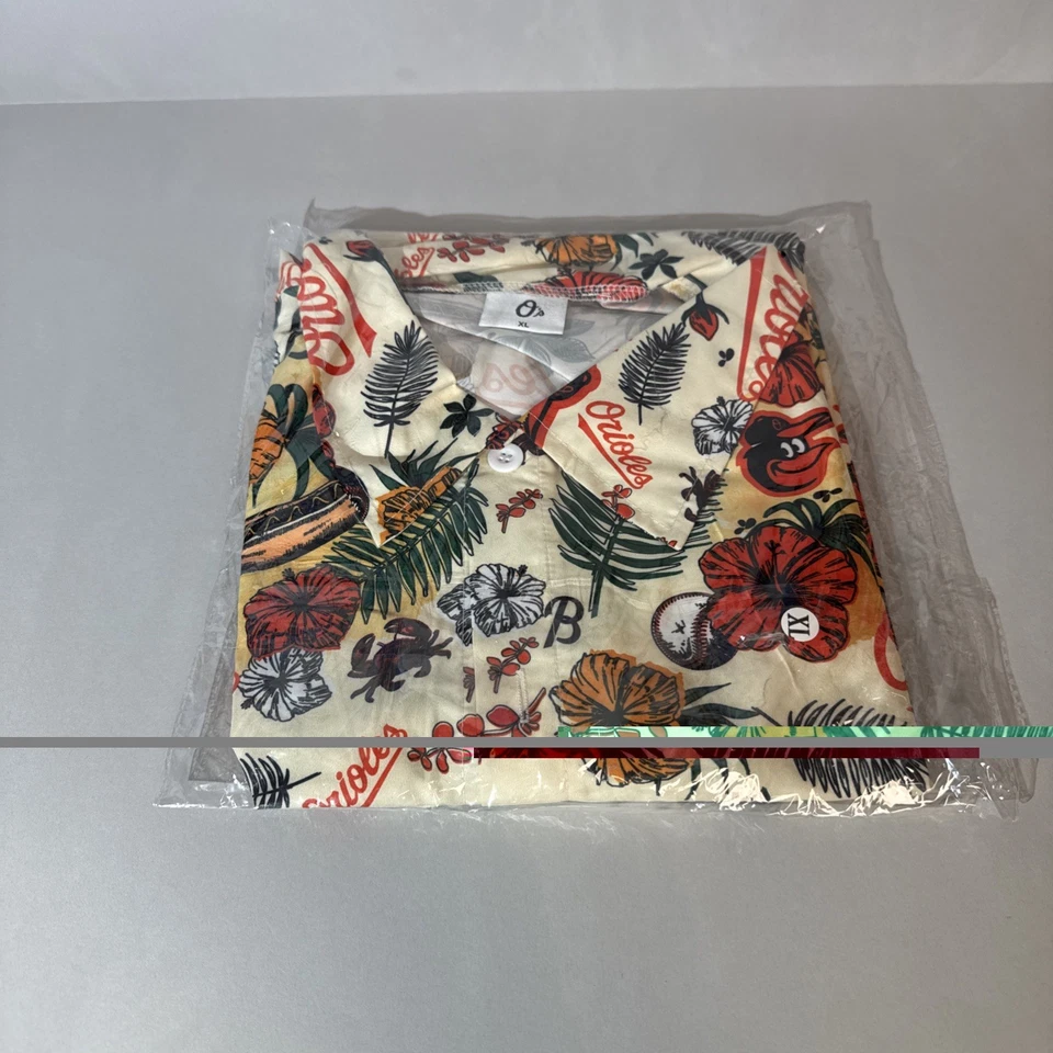 Baltimore Orioles O’s Birdland Hawaiian Shirt – 2025 SGA – XL – New Sealed - Image 2 of 4