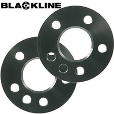 Spurverbreiterung BlackLine schwarz Eloxiert 10mm Achse 5mm Seite LK 5x98 NEU