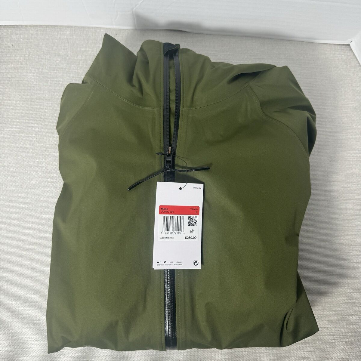 Nike Storm-Fit ADV A.P.S Fitness Jacket Rough Green Men's Sz