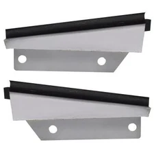 1968 - 1977 Corvette Water Sill Diverter Window Pair Set Left + Right C3 NEW