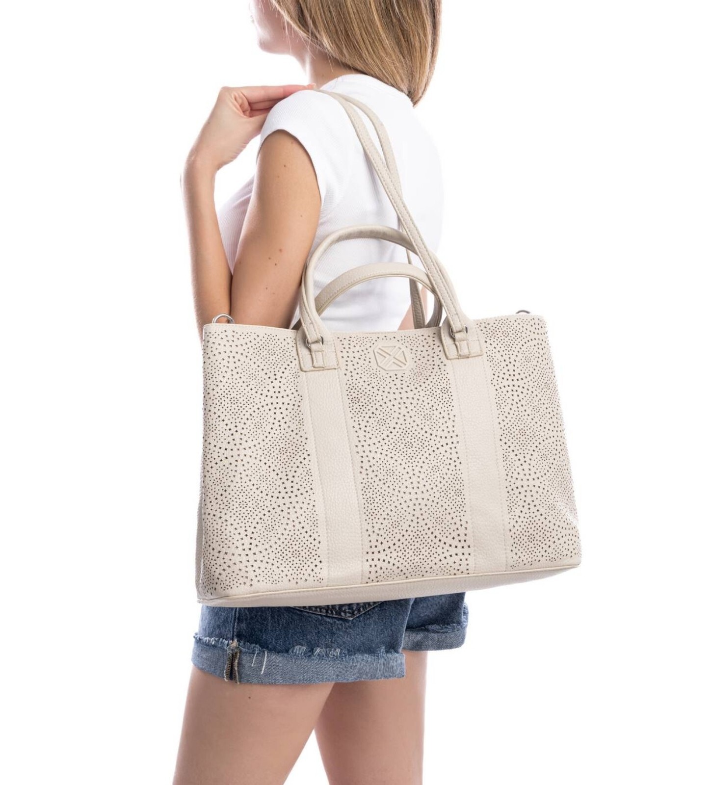 XTI BORSA A SPALLA E TRACOLLA DONNA RAGAZZA 184394 БЕЖЕВЫЙ ПОВСЕДНЕВНЫЙ 27x31x13 см 16790₽