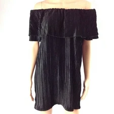 Sanctuary Clothing F20 Womens Short Dress Stretch Off Shoulder Sleeveless Size S