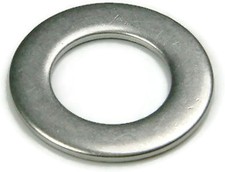Stainless Steel Flat Washer Series 9C616L, 3/8 ID x .625 OD x 1/32 THK, Qty 100