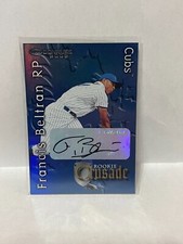 2002 Donruss Rookies Crusade Autographs #22 Francis Beltran /500