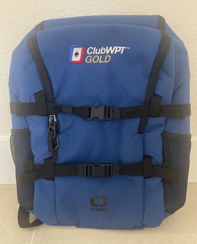 Ogio Blue WPT Backpack Carry On Laptop Branded Logo New With Tags