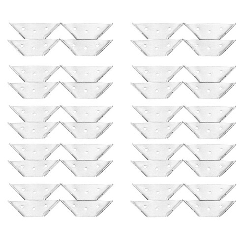 QUARKZMAN 80Pcs Disques En Acier Inoxydable, 14mm De Diamètre