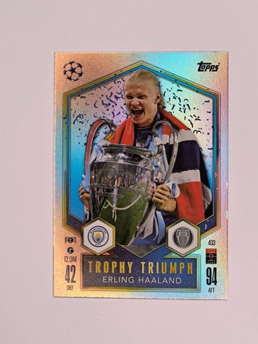 Topps Match Attax Champions League 24/25 Trophy Triumph Haaland Nr. 433