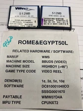 WMS BLUE BIRD 2  SOFTWARE ROME & EGYPT