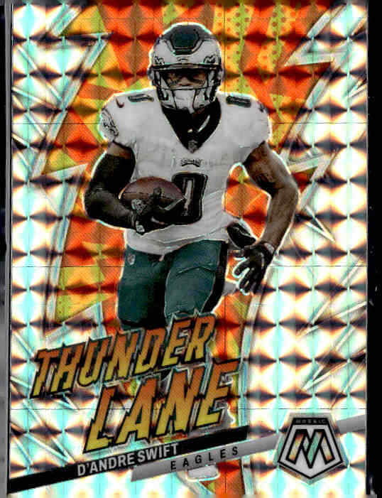17枚限定 Mosaic D’Andre Swift Gold Wave 2022 Panini Mosaic D'Andre Swift Gold Wave /17 #65 PSA 10