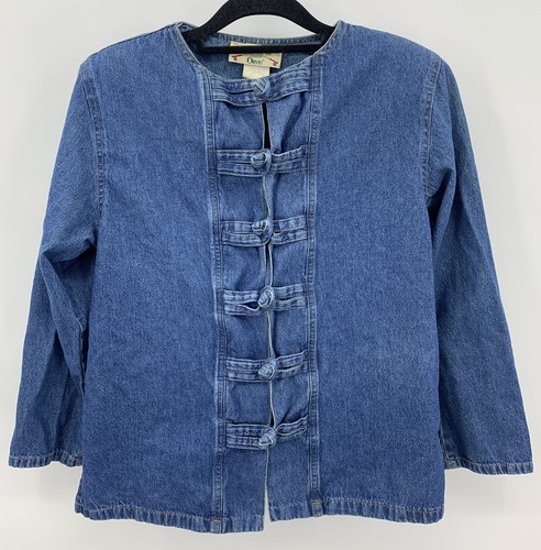 Orvis Denim Jean Shirt Jacket Shacket 