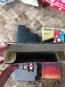 Nobunaga's Ambition NES Nintendo Complete CIB Authentic!  Rare with poster