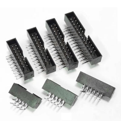 Pitch 2.0mm IDC PCB Connector Curved Pin Flat Ribbon Cable Socket DC3 6-50 Pin