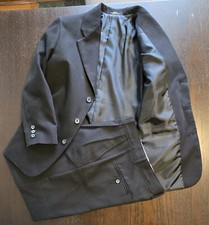 Van Heusen Boys' 2-Pieces Formal Suit Set, Mini Black, 10 Husky