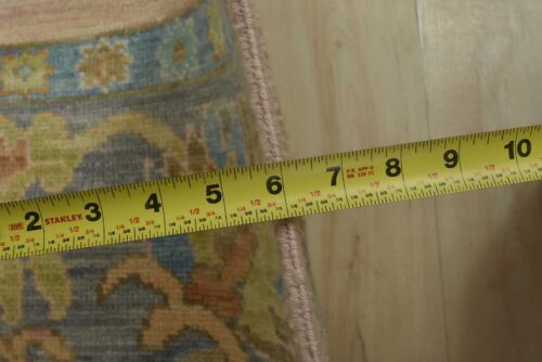 Anatolia Rug 9’2” x 12’1” Pink Wool Modern Hand-Knotted Oriental Carpet - Picture 13 of 15