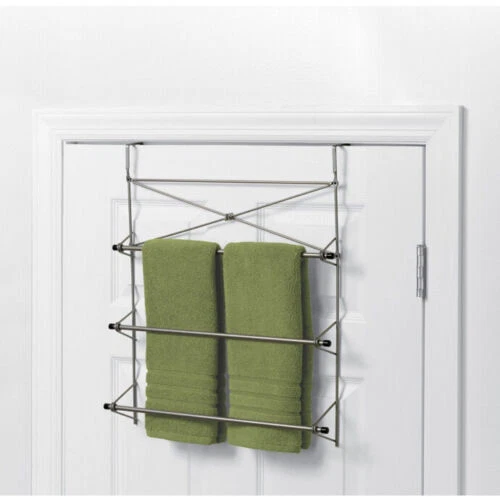 Zenith Nickel Bathroom Towel Racks