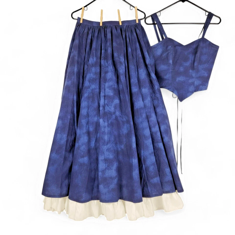 Vintage Dance Hall Girl Adult Small Costume Cosplay Ruffled Petticoat Handmade - Image 2 of 4