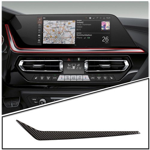 Carbon Fiber Central Gear Shift Panel Trim Decorative Strip for BMW Z4 2017-2020 - Picture 5 of 11