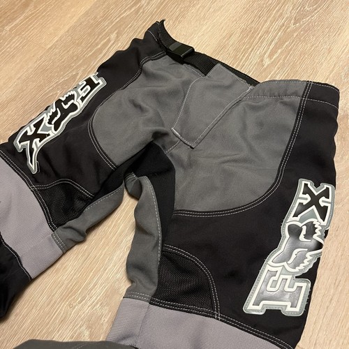 FOX Racing Youth Boys Motocross Dirt Bike Pants Black/Gray Multicolor Size 26x25 - Picture 4 of 9