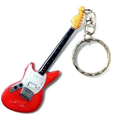 FENDER MUSTANG Nirvana Schlüsselanhänger Edelstahl - Steel - Acero Llavero